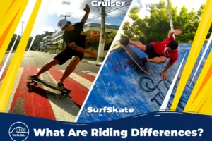 Comparison between Cruiser and SurfSkate skateboards