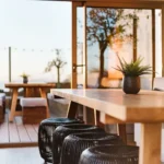 Salty Pelican Hotel Balcony Table