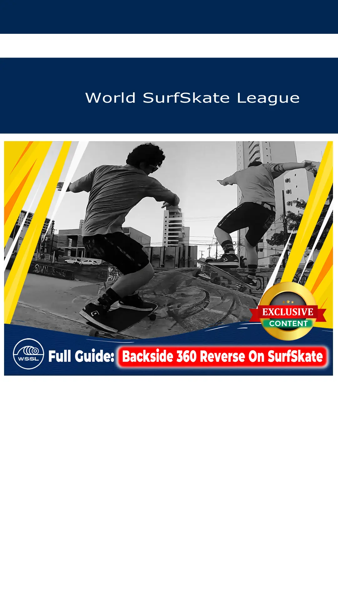 WebStories BackSide 360 Reverse SurfSkate