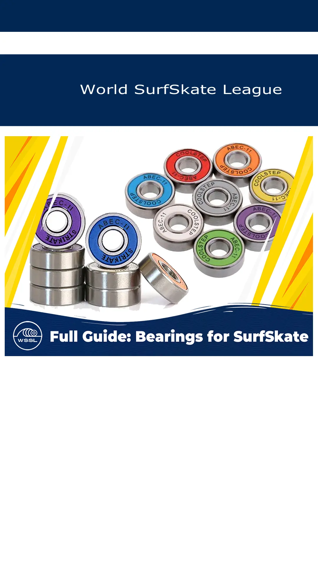 WebStories Bearings SurfSkate